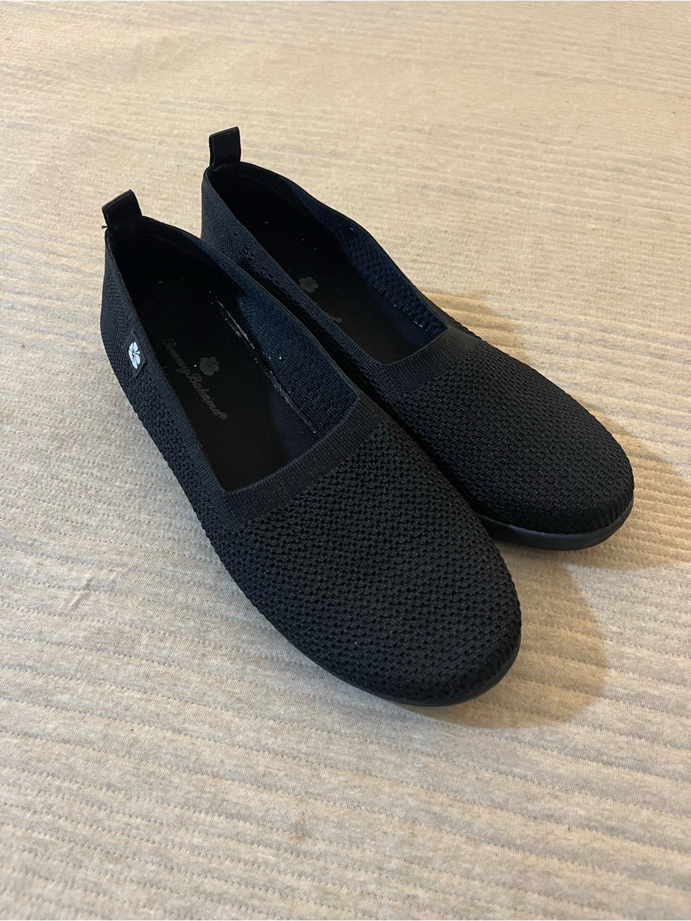 Tommy Bahama Lizzie Wedge Shoes Womens 8.5 Black Comfort Memory Foam - Picture 2 of 7